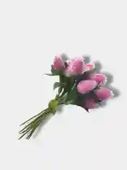 Конфетный ягоды на ветке сахарные, искусственные, шишки, на проволоке, новогодний декор, для поделок