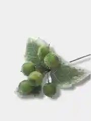 Лайм ягоды на ветке сахарные, искусственные, шишки, на проволоке, новогодний декор, для поделок