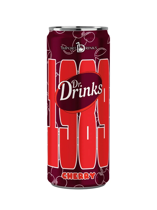Напиток Dr. Drinks Cherry безалкогольный, сильногазированный, 330 мл