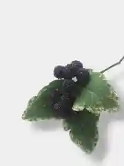 Черный ягоды на ветке сахарные, искусственные, шишки, на проволоке, новогодний декор, для поделок