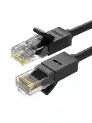 Черный кабель сетевой UGREEN NW102 (20162) Cat 6 8-Core U/UTP Ethernet Cable. Длина: 5м.