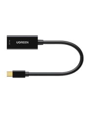Конвертер UGREEN MD112 (40360) Mini DP to HDMI Female Converter 4K. Цвет: черный