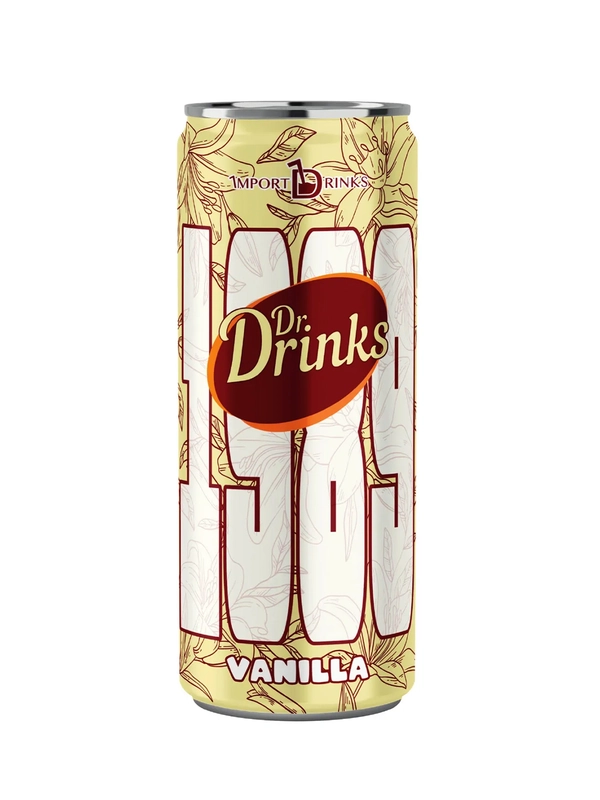 Напиток безалкогольный Dr. Drinks Vanilla, сильногазированный, 330 мл