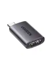 Серый адаптер UGREEN US320 (70450) USB-C to HDMI Adapter. Цвет: серый космос