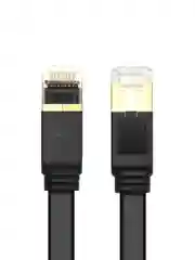 Черный кабель UGREEN NW106 (11265) Cat 7 U/FTP Lan Cable Flat Design. Длина: 10м. Цвет: черный
