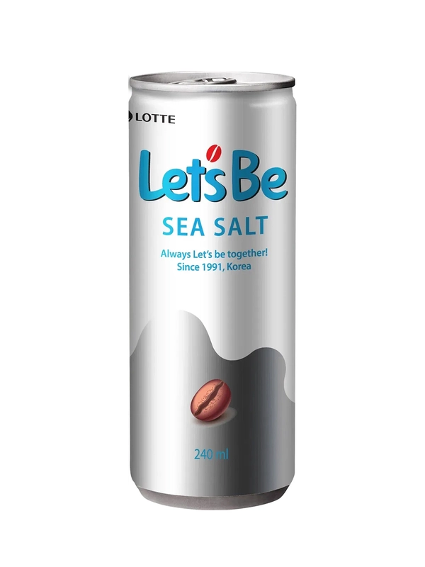 Напиток кофейный Lotte Lets be, с морской солью, 240 мл
