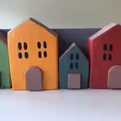 Деревянный ящик для хранения "Городок"
