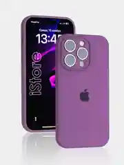 Пурпурный чехол для Айфон, Iphone 11, 15, 14, 13, 12, Pro Max силиконовый