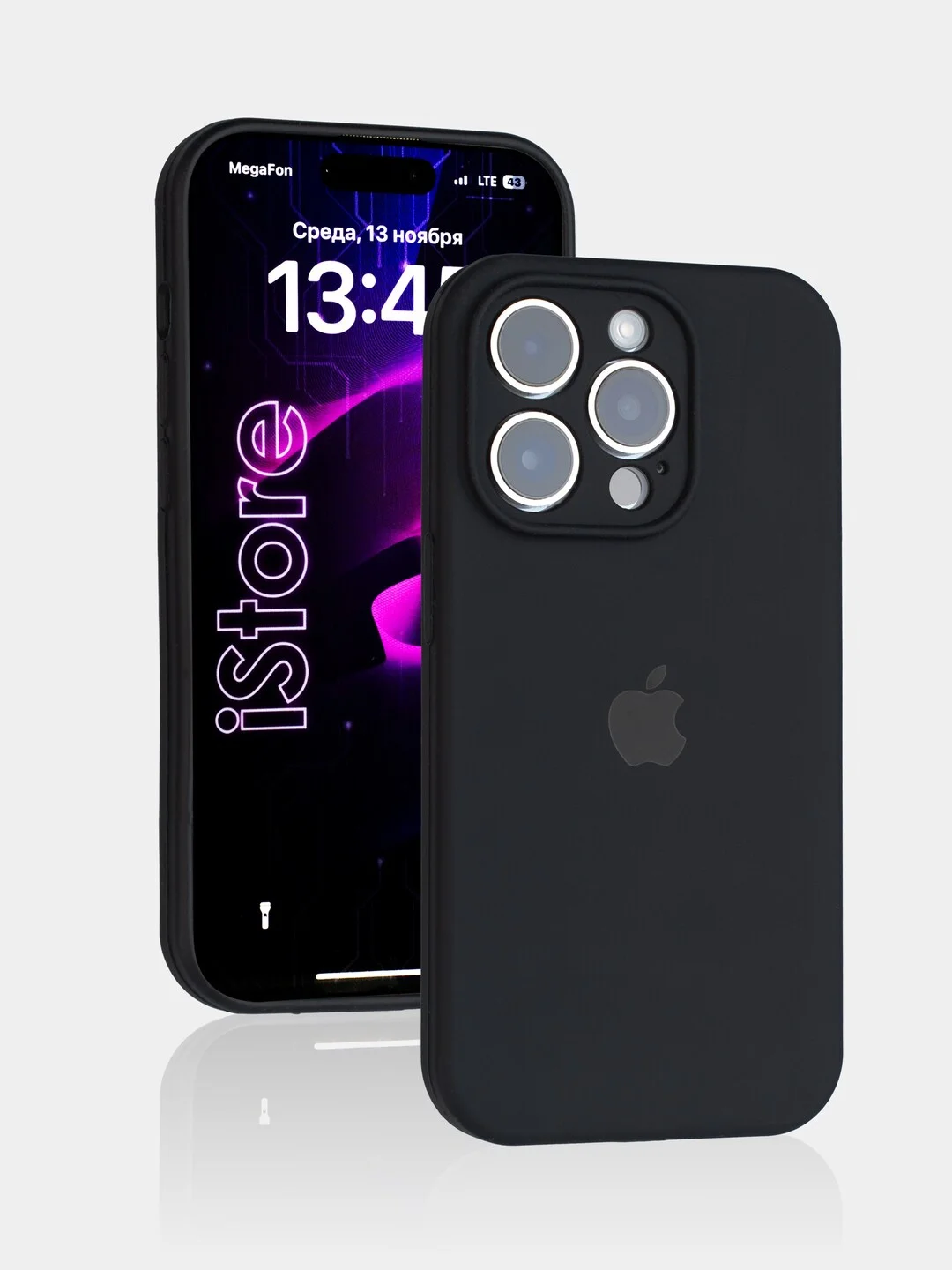 Фуксия чехол для Айфон, Iphone 11, 15, 14, 13, 12, Pro Max силиконовый