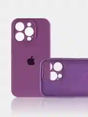 Пурпурный чехол для Айфон, Iphone 11, 15, 14, 13, 12, Pro Max силиконовый