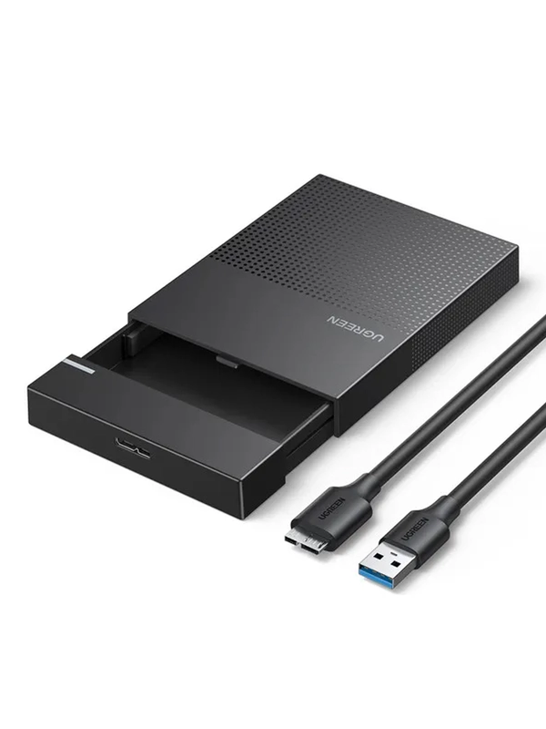 Бокс внешний для жесткого диска UGREEN CM471 25 Inch с кабелем Micro USB 30-USB-A