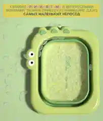 Зеленый детский складной тазик таз для купания, органайзер для хранения, таз для стирки вещей