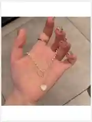Цепочка на шею сердце