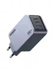 Серый зарядное устройство UGREEN X757 (25874) Nexode Pro 100W USB-A+2*USB-C GaN Tech