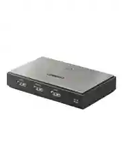 Черный сплиттер UGREEN CM186 (50707EU) HDMI 2.0 Splitter 1-In 2-Out 5V 2A (DC 3.5*1.35*9.5mm).