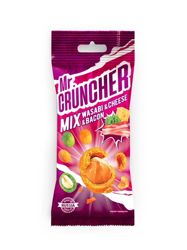 Арахис Mr.Cruncher в хрустящей корочке микс 60г