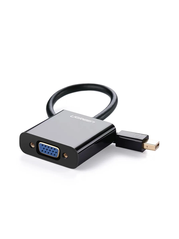 Конвертор UGREEN MD113 (10459) Mini DP to VGA Converter. Цвет: черный