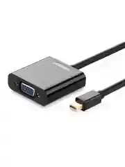 Черный конвертор UGREEN MD113 (10459) Mini DP to VGA Converter. Цвет: черный