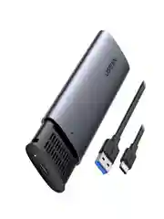 Серый бокс внешний для жесткого диска UGREEN CM400 (10903) USB-C to M2 NGFF 5G Enclosure