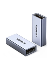Адаптер UGREEN US381 (20119) USB3.0 A/F to A/F Adapter Aluminum Case. Цвет: серый