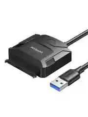 Черный конвертер UGREEN CR108 (20611) USB to SATA Hard Drive Converter Cable EU. Цвет: черный