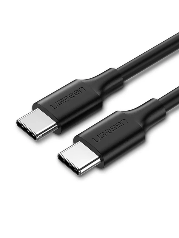 Кабель UGREEN US286 (50996) USB-C 2.0 Male To USB-C 2.0 Male 3A Data Cable. Длина: 0,5м.