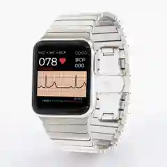Серебряный умные часы здоровья с ЭКГ Health Watch Pro №5 Premium