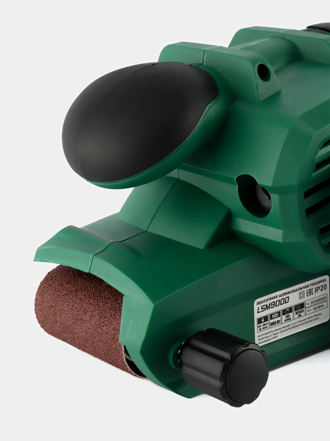 Шлиф.машинка ленточная Hammer LSM900D 900Вт 290м/мин лента 457x75мм