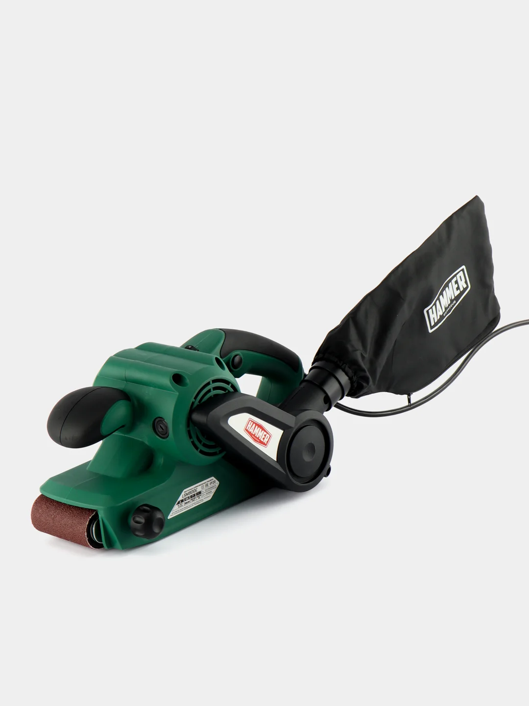 Шлиф.машинка ленточная Hammer LSM900E  950Вт 200-380м/мин лента 533x75мм + струбцины