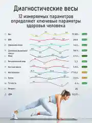 Красный умные диагностические весы с LED дисплеем STINGRAY ST-SC5002B Вид Венеции