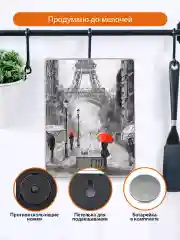 Красный весы кухонные электронные HOME ELEMENT HE-SC932 max 10кг, улицы Парижа