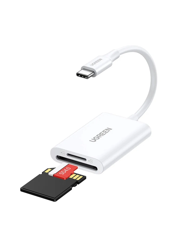 Кардридер многофункциональный UGREEN CM265 (35506) USB-C to SD+TF 30