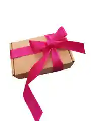 Коробка для подарков, с лентой и наполнителем, самосборная, 14 х 9 х 4