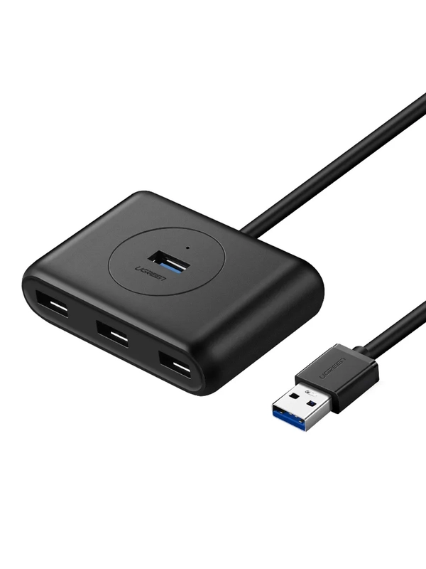 Хаб UGREEN CR113 (20290) USB 3.0 Hub. Длина 0,5 м. Цвет: черный