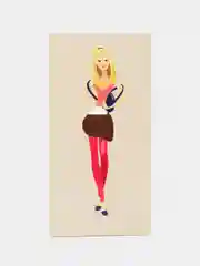 Салфетница с девушкой