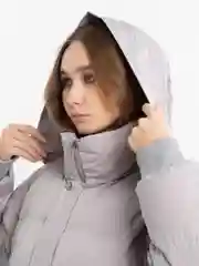 Серый куртка ЖЕНСКАЯ ЗИМА РАЗМЕР OVERSIZE (44-50)
