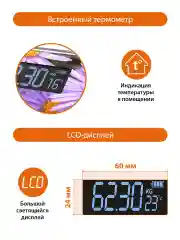 Зеленый весы напольные HOME ELEMENT HE-SC904 электронные/ альпийская астра