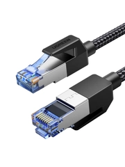Кабель UGREEN NW153 (80431) Cat8 CLASSⅠF/FTP Round Ethernet Cable With Braid. Длина: 2м.
