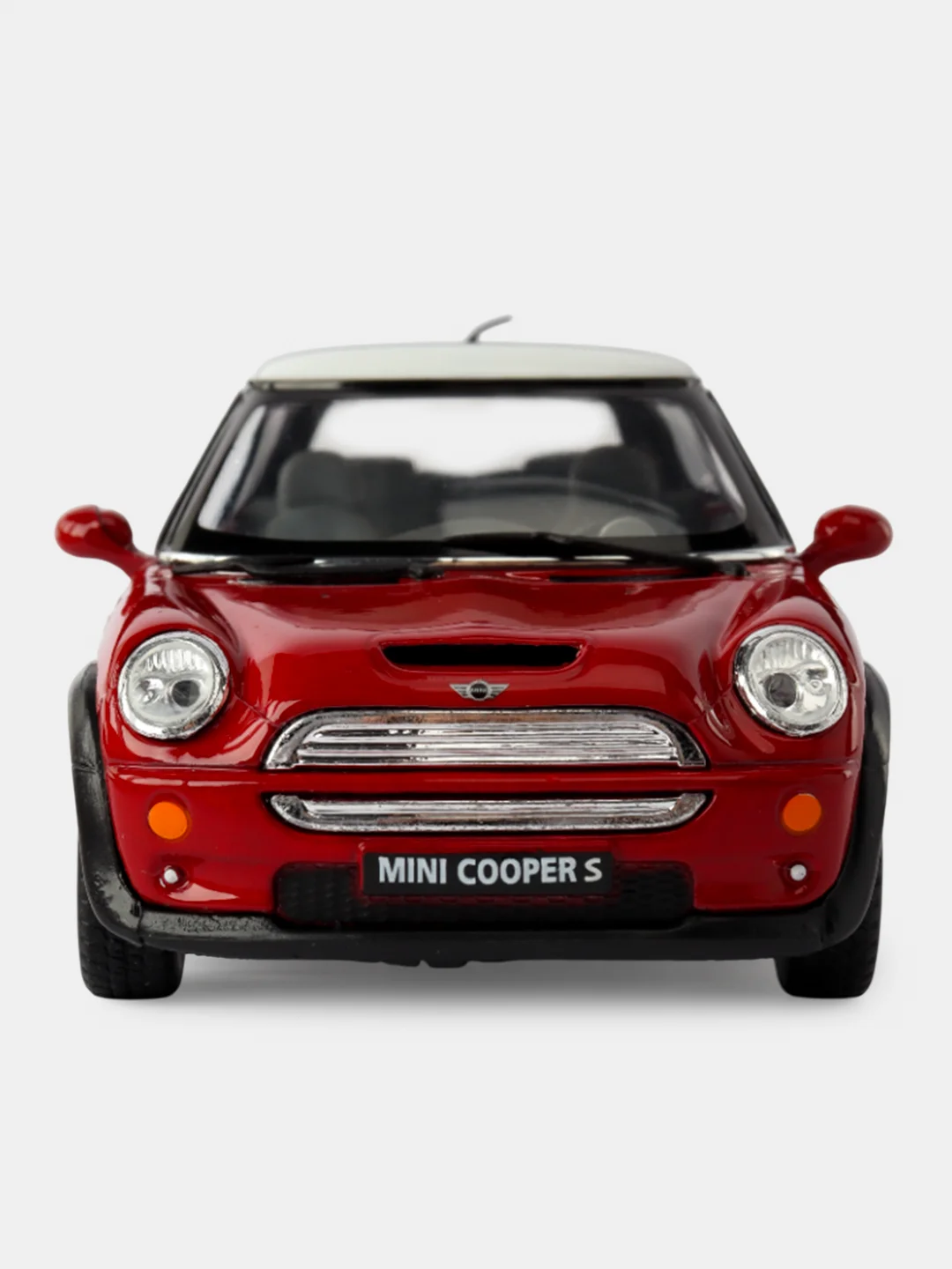 Бордовый машинка металлическая инерционная Mini Cooper S KT5059 1:28 KINSMART