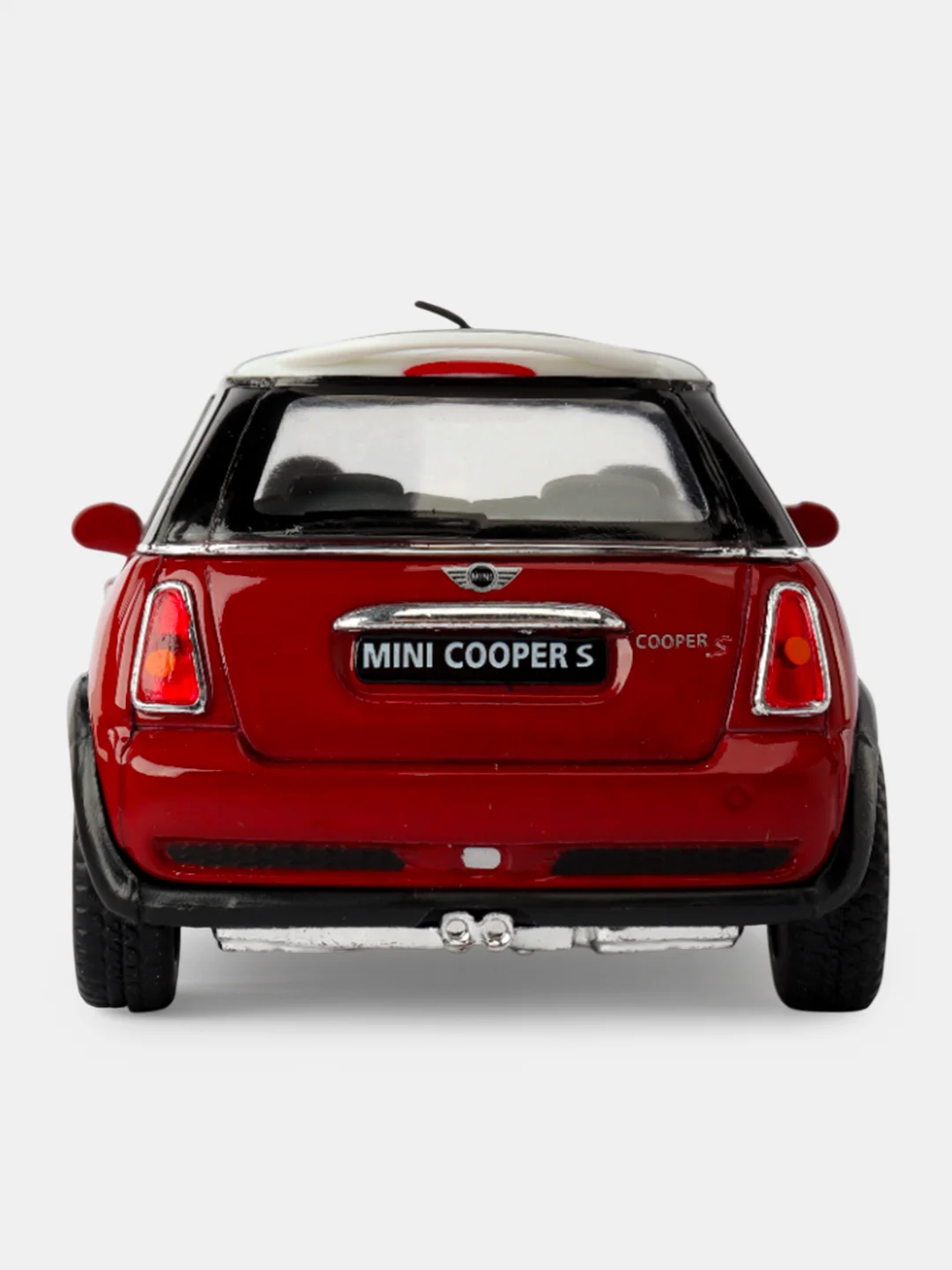 Бордовый машинка металлическая инерционная Mini Cooper S KT5059 1:28 KINSMART