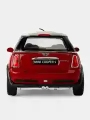 Бордовый машинка металлическая инерционная Mini Cooper S KT5059 1:28 KINSMART