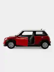 Бордовый машинка металлическая инерционная Mini Cooper S KT5059 1:28 KINSMART