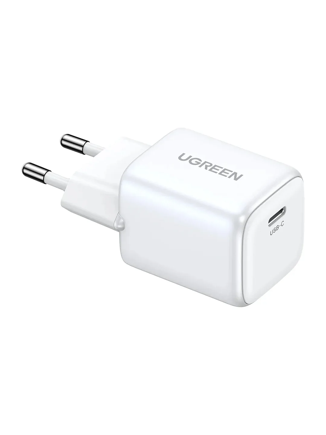Белый сетевое зарядное устройство UGREEN CD319 (15326) Nexode Mini 30W USB-C PD GaN