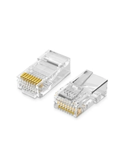 Коннектор UGREEN NW110 (50246) RJ45 Network Connector for UTP Cat 5, Cat 5e 100шт