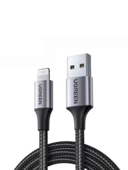 Кабель UGREEN  US199 (60156)  Lightning to USB-A 2.0 Cable. Длина 1 м. Цвет: черный