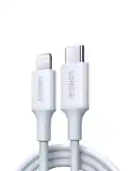 Белый кабель UGREEN US171 (60748) USB-C to Lightning Cable M/M Nickel Plating ABS Shell.