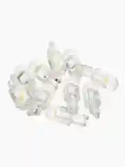 Габаритные, светодиодные LED лампочки, лампы , габаритки T10/W5W, белый 10шт в наборе