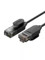 Черный кабель UGREEN NW122 (70654) CAT 6A Pure Copper Ethernet Cable. Диаметр 2.8. Длина: 5м.
