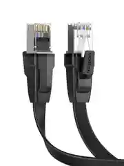 Черный кабель UGREEN NW134 (70672) Cat 8 U/FTP Ethernet Cable Pure Copper 30AWG. Длина: 2м.