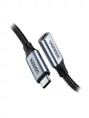 Черный кабель UGREEN US372 (80810) USB-C 3.1 Male to USB-C Female Gen2 Extension Cable.